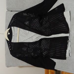 Cato black cardigan sweater